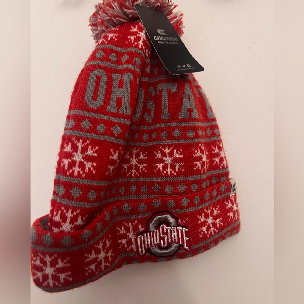 NWT - Ohio State Holiday Beanie - Colosseum